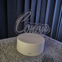 Personlig LED Natlys - Navn