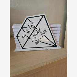 resport skilt til Diamantbryllup