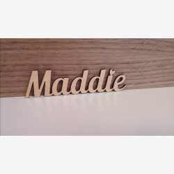 Bordkort navn i tr til bryllup, barnedb, konfirmation ...