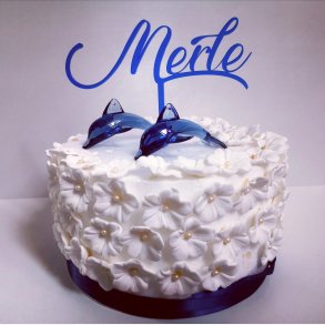 Caketopper Navn i Akryl