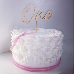 Caketopper ONE i tr�