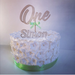 Caketopper ONE i tr�