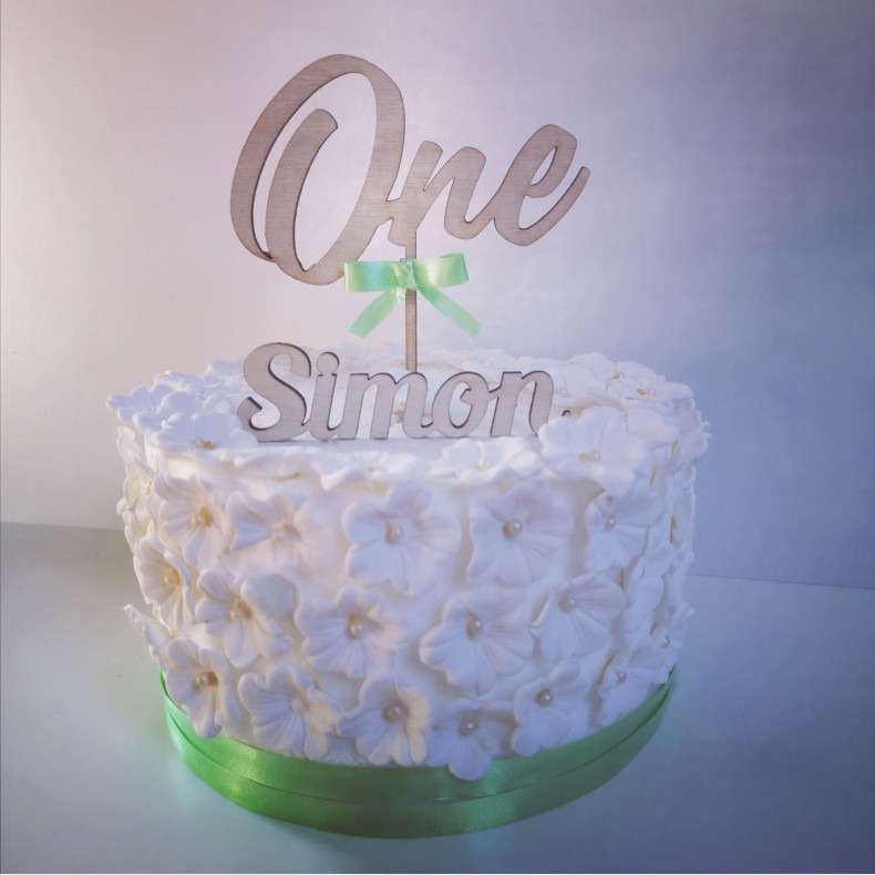 Caketopper ONE i tr�
