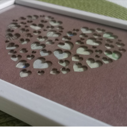 Pengegave til ramme - HJERTE