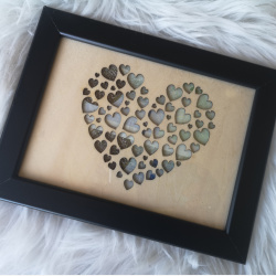 Pengegave til ramme - HJERTE