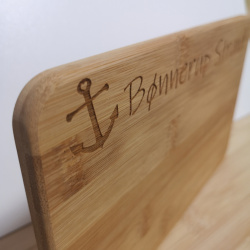 Bambus skrebrt med gravur