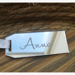 Bordkort i klar Akryl eller Spejl Akryl til bryllup, barnedb, konfirmation ...