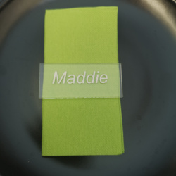 Bordkort firkantet i Akryl til bryllup, barnedb, konfirmation ...