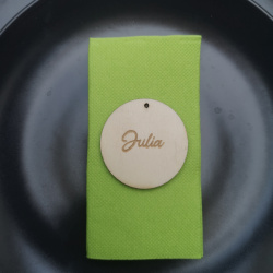 Bordkort rundt i tr til bryllup, barnedb, konfirmation ...