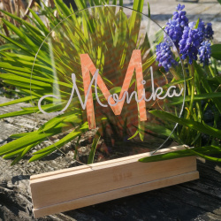 Blank Cirkel med fod til DIY projekter i Akryl