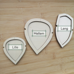 Bladskabelon / Fjerskabelon