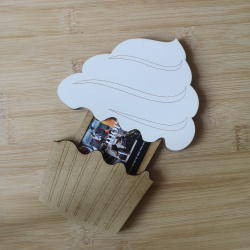 Pengegave som "Cupcake"