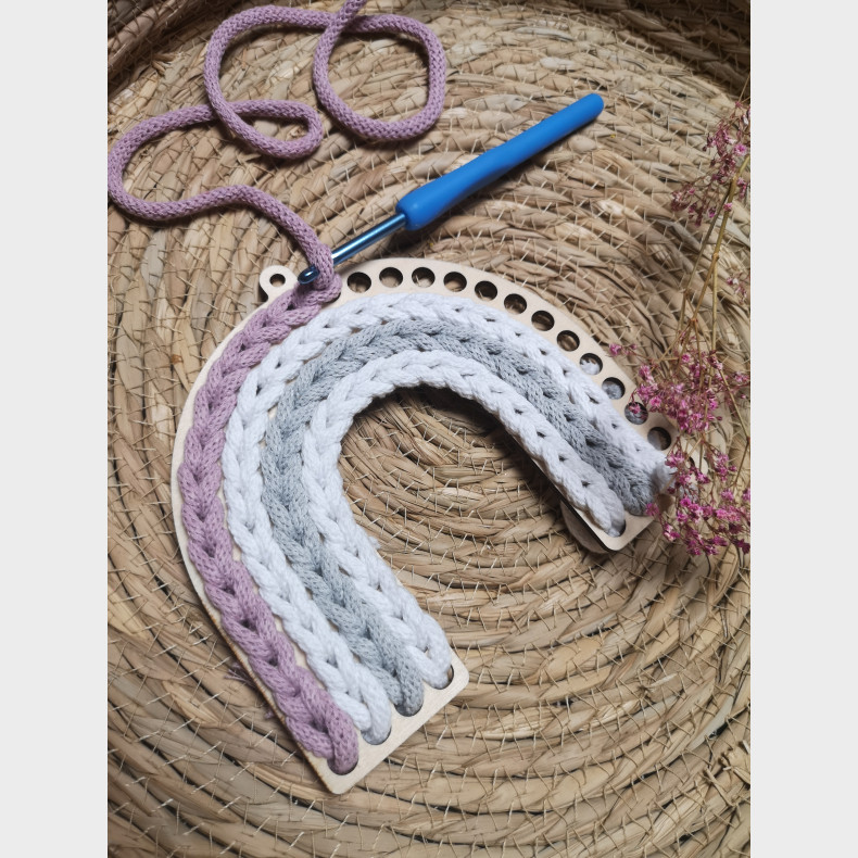 DIY Regnbue - H�kleskabelon