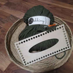 Trbund - til fremstilling af opbevaring for angsigtsservietter