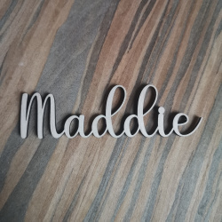 Bordkort navn i tr til bryllup, barnedb, konfirmation ...