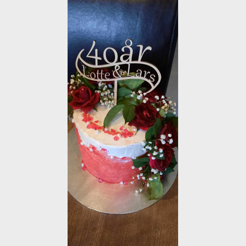 Caketopper "Swirl"  i tr�