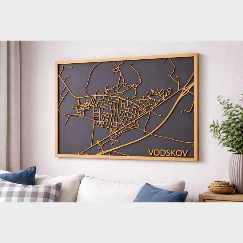 Bykort i 3D- Vodskov