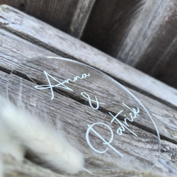  Akryl Cake Topper til bryllup, fdseldag, ...