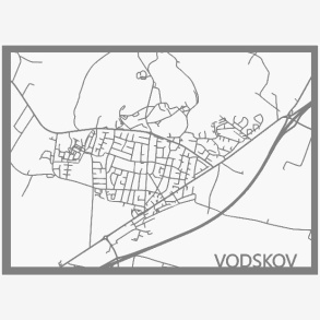 Bykort i 3D- Vodskov