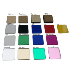 Cake Topper Navn i 3 mm klar Akryl + farvet Akryl