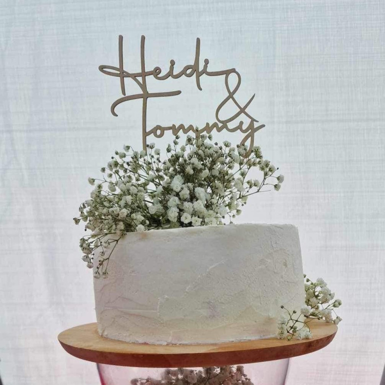 Caketopper - design selv