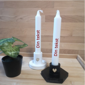 Kronelys Med egen tekst