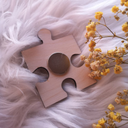 Personlig gave "Brik" med text