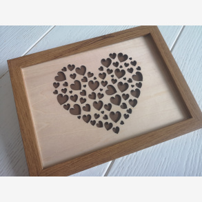 Pengegave til ramme - HJERTE