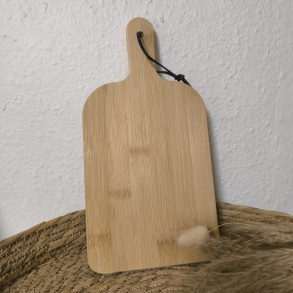 Skrebrt i Bambus med personlig gravering