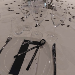 Bordkort navn i Akryl til bryllup, barnedb, konfirmation ...