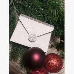 Pengegave i tr� kuvert