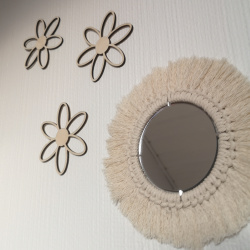 Blomster i tr, vgdeko til brnevrelse