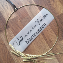 Velkommen hos familien - Dekoring